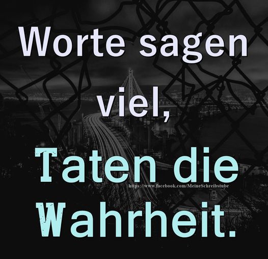 Worte sagen viel